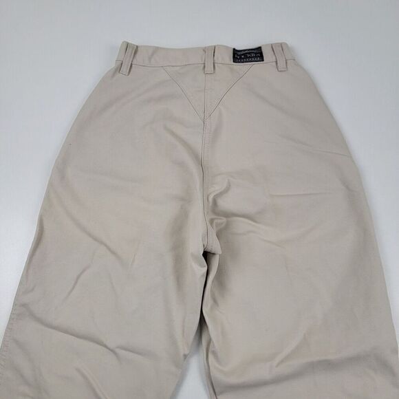 Vtg 90s Rockies Beige High Rise Rocky Mountain Bareback Mom Western Pants 3/4 - Picture 1 of 13